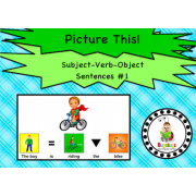 Subject Verb Object Visual Sentence Package 1